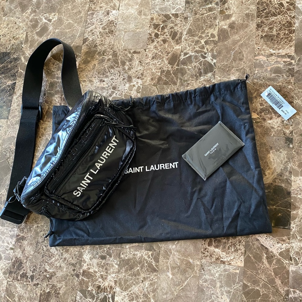 NWT SAINT LAURENT NUXX NYLON BODYBAG/CROSSBODY